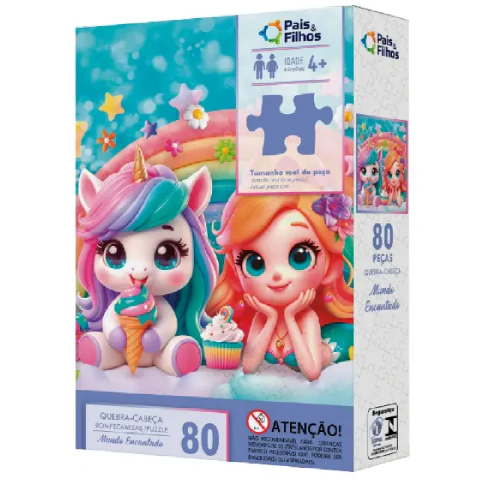 Rompecabeza 80 Pcs Reino Encantado