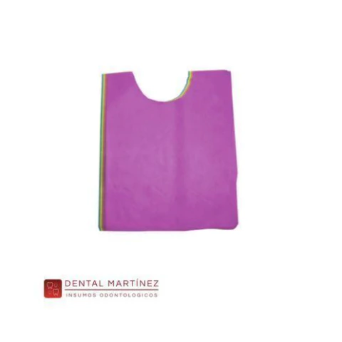 Baberos Dentales Descartables 3 Capas x 100 unidades