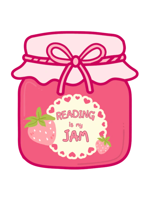Reading Is My Jam Sticker