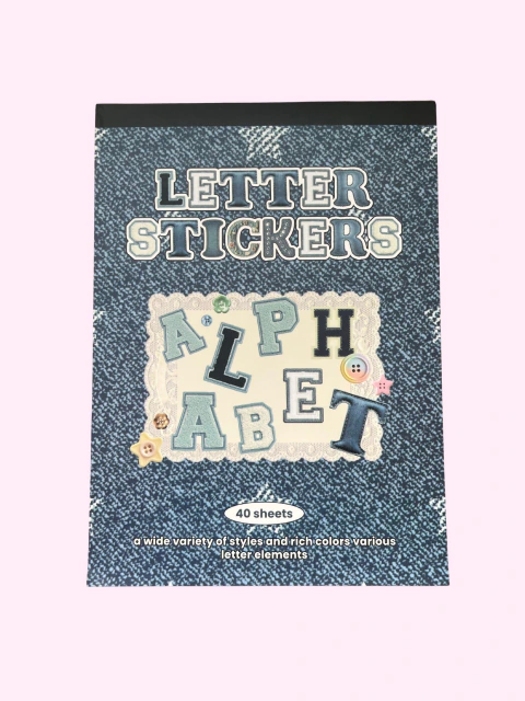 Sticker Book Alphabet #1