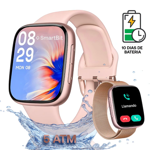 Reloj Inteligente Mujer Sumergible Smartbit Swim Smartwatch Sumergible 50 Metros Natación