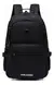 Bolsa Mochila Estudante Confortável Resistente Cor Preto Desenho Do Tecido Lisa