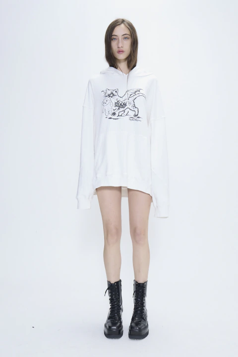 BUZO BOW OFF WHITE