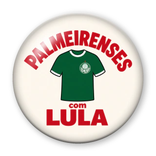 Palmeirenses com Lula