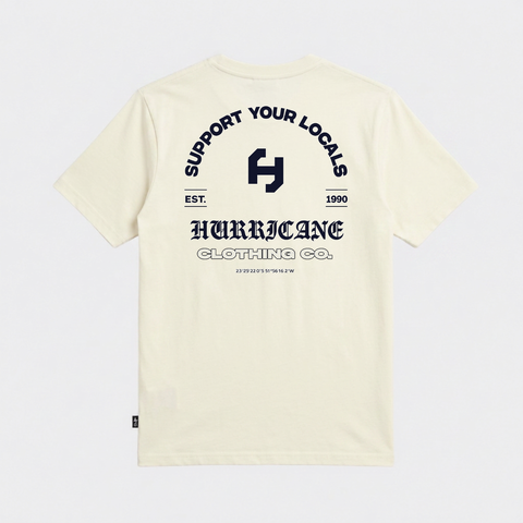 Camiseta Hurricane Areia Support Yours Locals