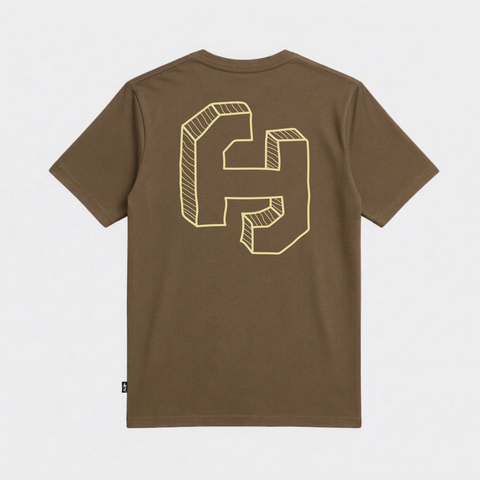 Camiseta Hurricane Marrom Drawing