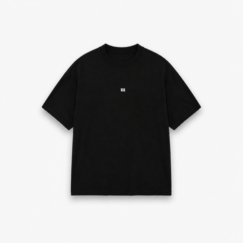 Camiseta Oversized Mith Nation White Essentials Preto