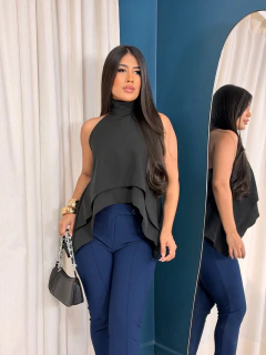 BLUSA FRENTE ÚNICA BABADO