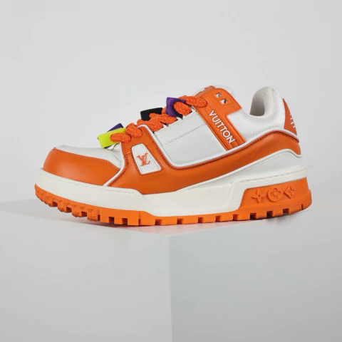 LV Trainer Maxi White Orange - comprar online