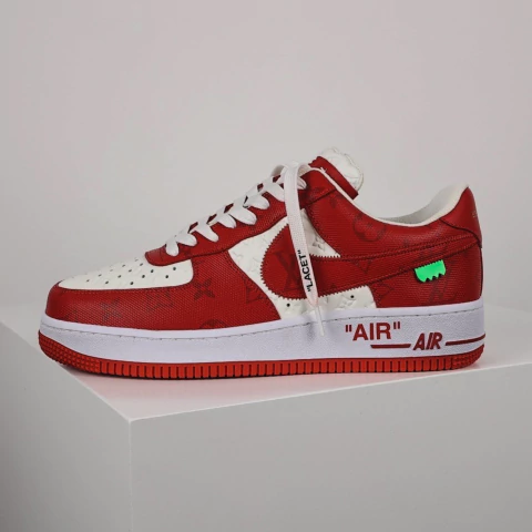 Louis Vuitton x Nike Air Force 1 Low White Comet Red - comprar online