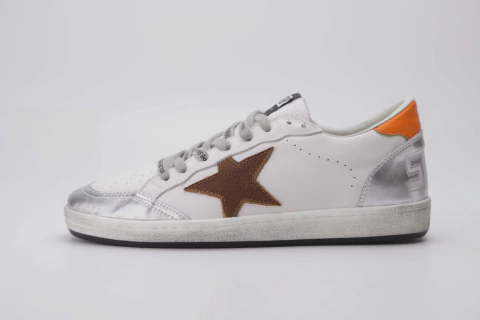 Golden Goose Ball Star sneakers White Yellow Brown - comprar online