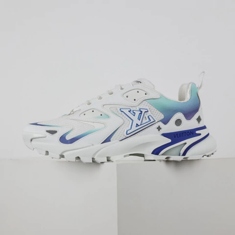 LV Runner Tatic White Blue - comprar online