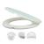 Assento Sanitário Oval Alumasa Universal Branco Tampa Privada 43x37 cm - FX DISTRIBUIDORA