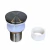 Válvula Click P/ Pia Cuba Banheiro Escovado Aço Inox - comprar online