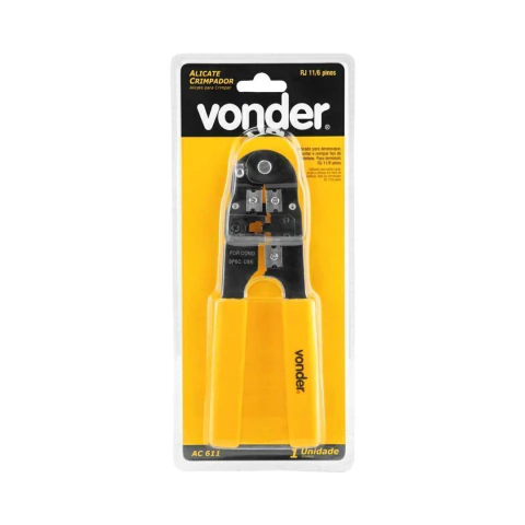 Alicate Crimpador RJ11 AC611 Vonder