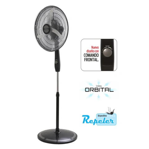 Ventilador de pie LILIANA VPC20B Orbital frontal 20" 90W