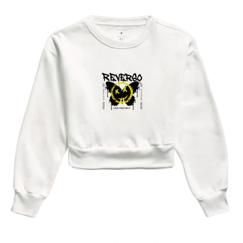 ROKEN SMILE - CROPPED MOLETOM - comprar online