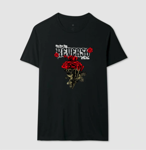 BURNING ROSE - TEE - comprar online