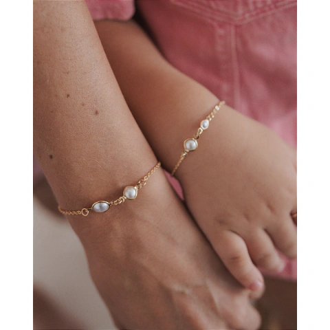 Pulseiras Mãe e Filha Aurea