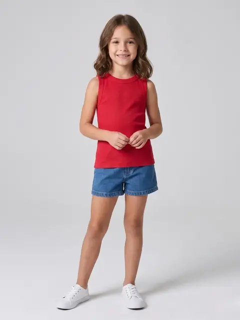 Regata Básica Infantil Trybasics I Vermelha