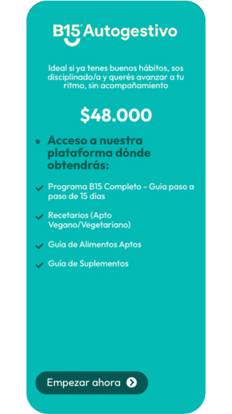 Programa B15 Autogestivo