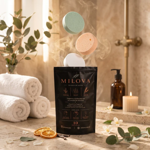Pack Regalo x10 Pastillas Aromáticas para Ducha | Milova