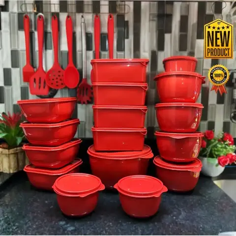Kit de Potes Herméticos para Alimentos 15 Peças - Vesta Decô