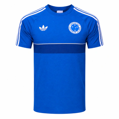 Camiseta Cruzeiro Adidas Originals Masculina - Azul