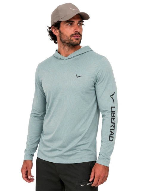 Remera con capucha ACERO