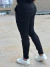 Calça skinny com regulagem | Acetinada | 5% elastano (Preta) - (cópia) na internet