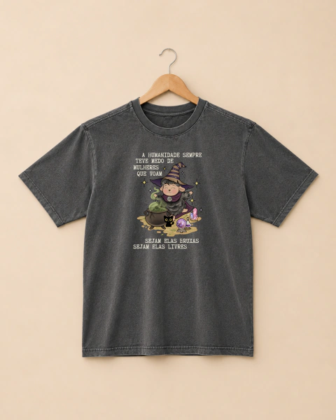 Camiseta Estonada Sejam elas bruxas, sejam elas livres