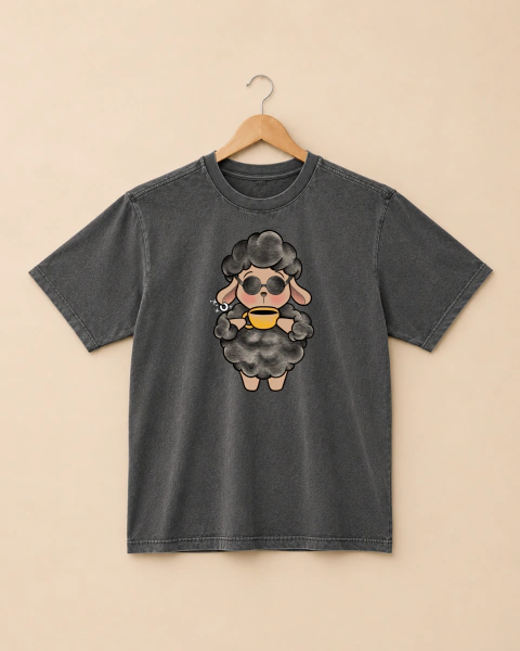 Camiseta Estonada Ovelha Negra Cafezeira