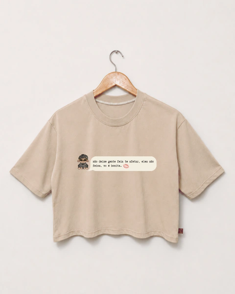 Cropped Ovelha Negra - NÃO deixe gente feia te afetar