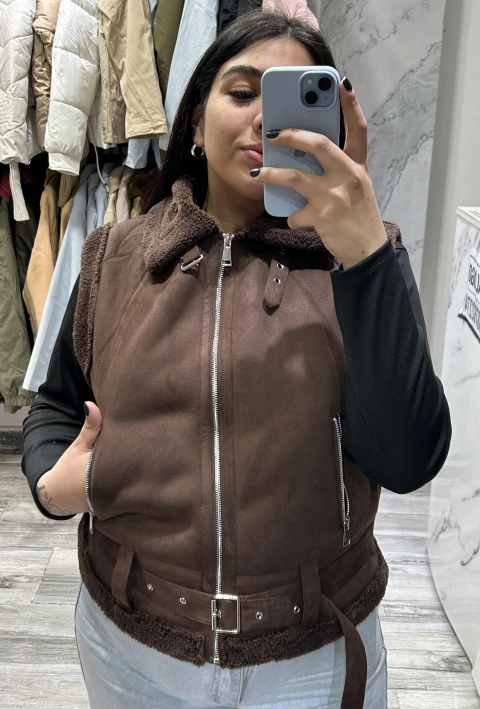 Chaleco Gamulan Chocolate -Roma-