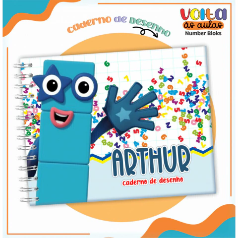 Kit Escolar Volta às Aulas 2024 Number Blocks - Lina Criativa