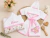 Roupão para bebe / infantil personalizado mais toalha de banho com capuz tema borboleta