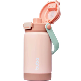 COPO TERMICO PAREDE DUPLA COM BICO E CANUDO BLUSH - foto 5