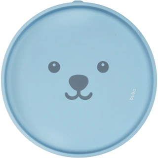 PRATINHO EM SILICONE COM VENTOSA GUMMY AZUL - foto 1