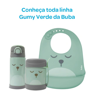 Copo Térmico Parede Dupla Gumy Verde - foto 7