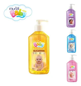 Sabonete Líquido Glicerina Baby Muriel C/ Válvula 250ml - foto 5