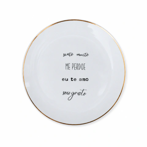 Prato Decorativo Ho'oponopono Ø19cm Mimo Galeria
