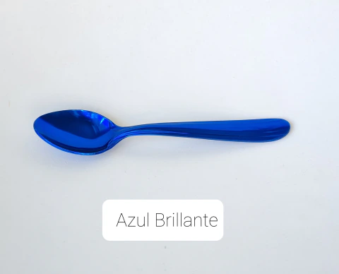 Cucharitas de aluminio anodizado de colores brillantes y satinados. Cucharas premiun de te vintage