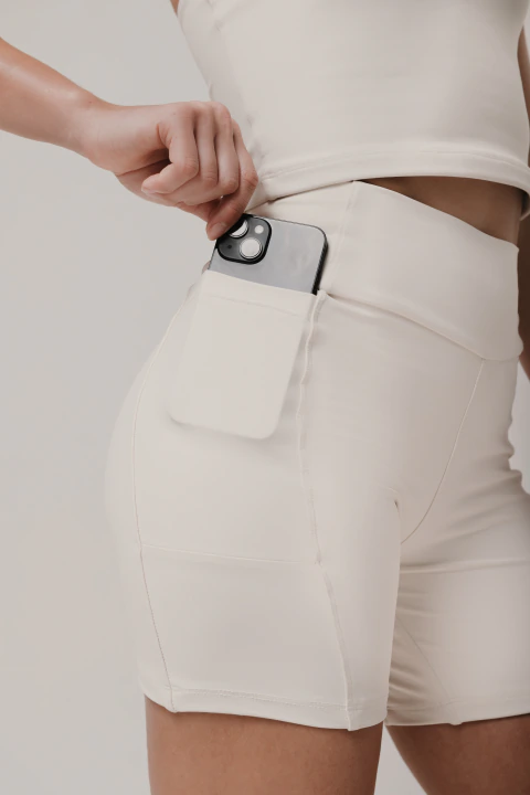 Short Com Bolsos Laterais Off White