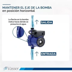 Bomba Presurizadora Vasser PRE-1 Ideal Hasta 2 Baños en internet