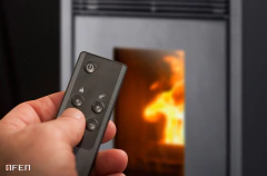 Estufa de Pellet Ofen Mittel Glatt Hasta 120 M2 en internet
