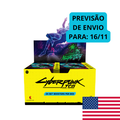 (PRÉ-VENDA) (ING) Cyberpunk TCG: Retail Booster Box - WeirdCo