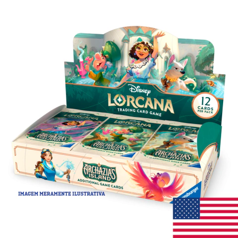 (ING) Lorcana: Caixa de Booster - LOR7 - Archazia's Island - Ravensburger