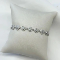 Pulseira Cristais Swarovski · Zircônia