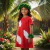 FANTASIA HAVAIANA VESTIDO VERMELHO LILO GB INFANTIL/JUVENIL