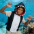 FANTASIA COLETE ORCA PRETA GB INFANTIL/JUVENIL - comprar online